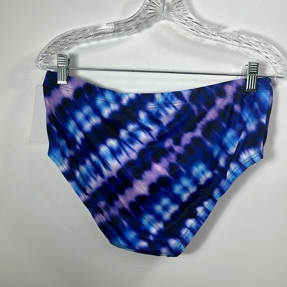 Swimsuits for all blue and purple tie-dye bikini two piece set size 8/10. NWT. - Picture 10 of 15